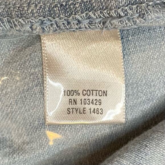 CJ BANKS WOMENS COTTON VINTAGE MINI SKORT Y2K BOHO WESTERN BLUE 16W - Picture 8 of 9